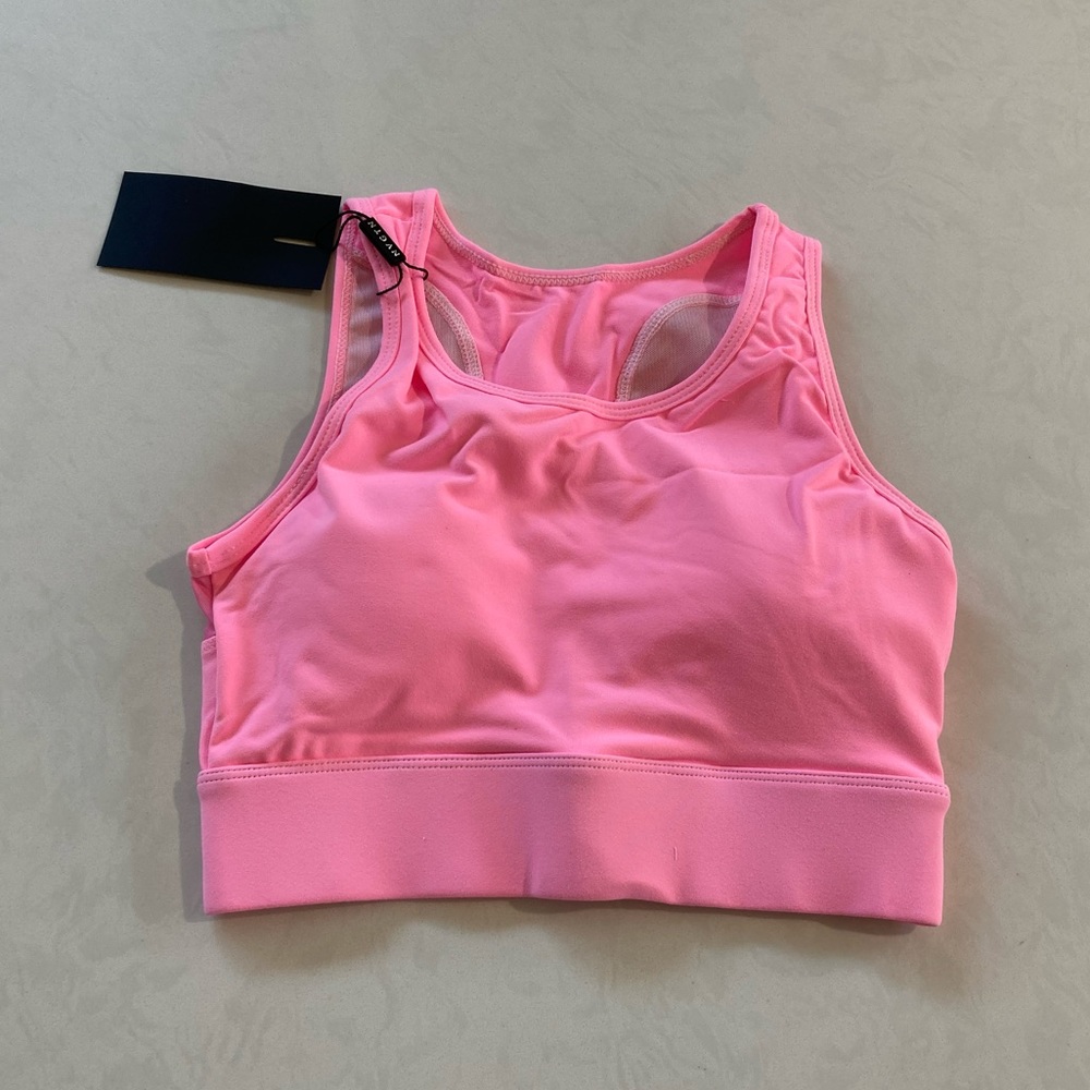 NVGTN Lush Mesh Sports Bra - Flamingo Pink